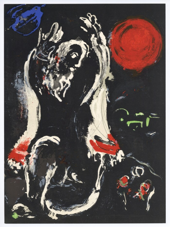 Chagall - Isaiah, 1956. Lithograph, 31.8 × 24.1 cm.jpg